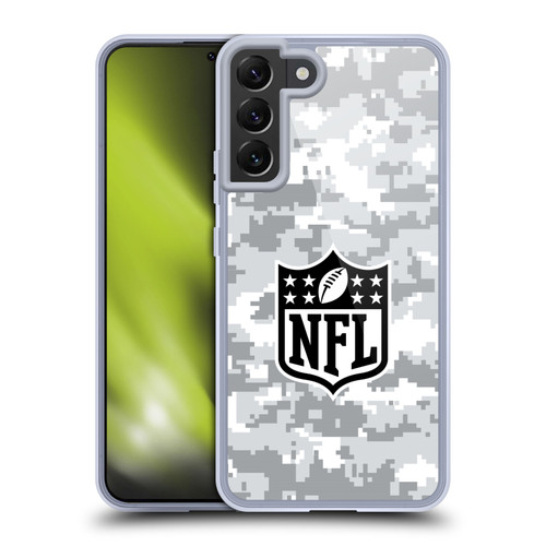 NFL Shield Digital Camouflage Soft Gel Case for Samsung Galaxy S22+ 5G & MagSafe