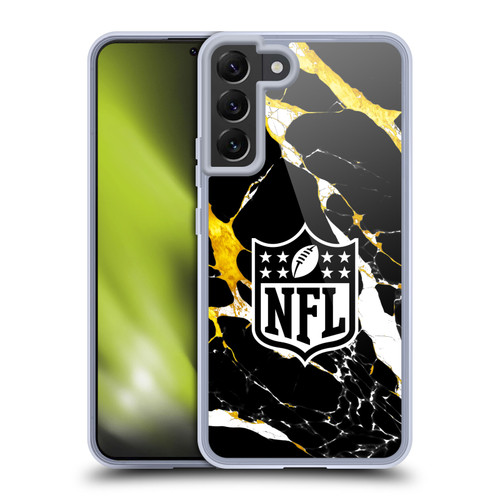 NFL Shield Marble Soft Gel Case for Samsung Galaxy S22+ 5G & MagSafe