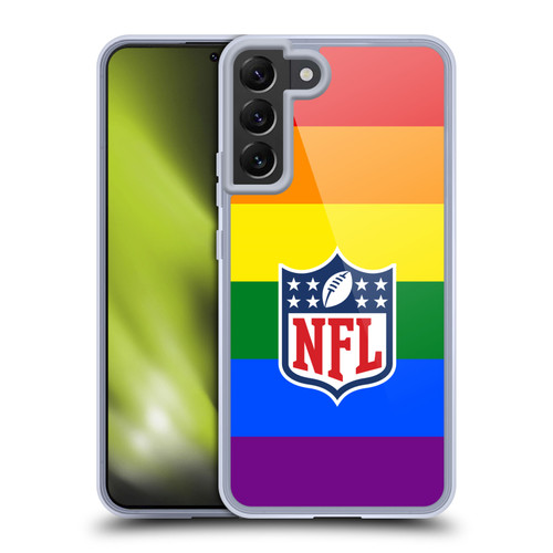 NFL Shield Pride Soft Gel Case for Samsung Galaxy S22+ 5G & MagSafe