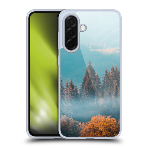 Patrik Lovrin Magical Foggy Landscape Autumn Forest Soft Gel Case for Samsung Galaxy A36 5G