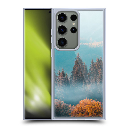 Patrik Lovrin Magical Foggy Landscape Autumn Forest Soft Gel Case for Samsung Galaxy S23 Ultra 5G & MagSafe