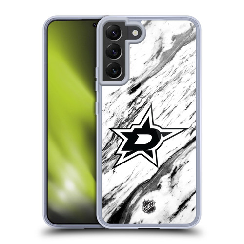 NHL Dallas Stars Marble Soft Gel Case for Samsung Galaxy S22+ 5G & MagSafe