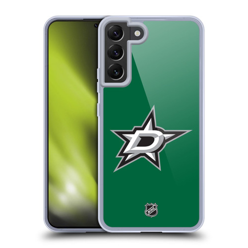NHL Dallas Stars Plain Soft Gel Case for Samsung Galaxy S22+ 5G & MagSafe