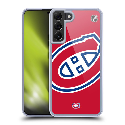 NHL Montreal Canadiens Oversized Soft Gel Case for Samsung Galaxy S22+ 5G & MagSafe