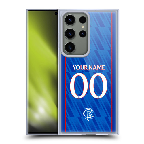Custom Customised Personalised Rangers FC 2024/25 Kit Home Soft Gel Case for Samsung Galaxy S23 Ultra 5G