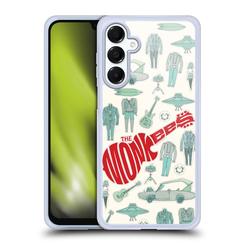 The Monkees Graphics Pattern Soft Gel Case for Samsung Galaxy A16 5G & MagSafe