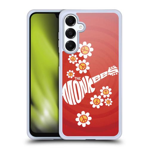The Monkees Graphics Pattern In Red Soft Gel Case for Samsung Galaxy A16 5G & MagSafe