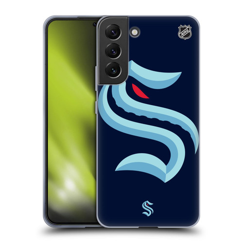NHL Seattle Kraken Oversized Soft Gel Case for Samsung Galaxy S22+ 5G & MagSafe