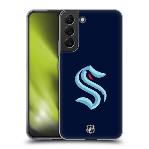 NHL Seattle Kraken Plain Soft Gel Case for Samsung Galaxy S22+ 5G & MagSafe