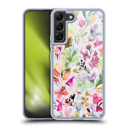 Ninola Flower Patterns Meadow Soft Gel Case for Samsung Galaxy S22+ 5G & MagSafe