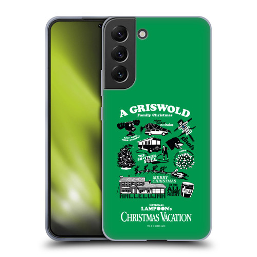 National Lampoon's Christmas Vacation Graphics Griswold Family Soft Gel Case for Samsung Galaxy S22+ 5G & MagSafe