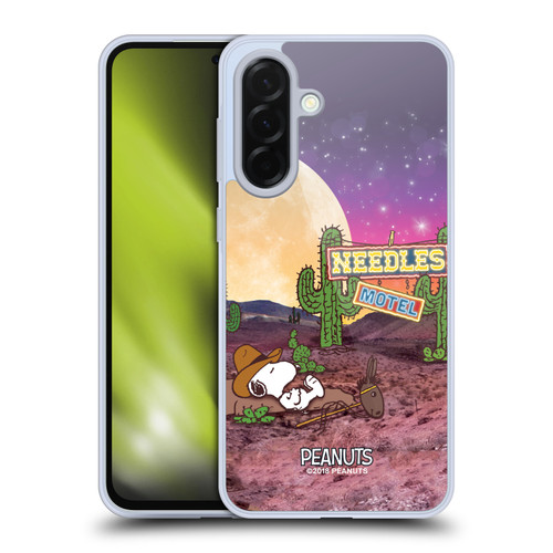 Peanuts Snoopy Space Cowboy Nebula Cactus Needles Soft Gel Case for Samsung Galaxy A36 5G