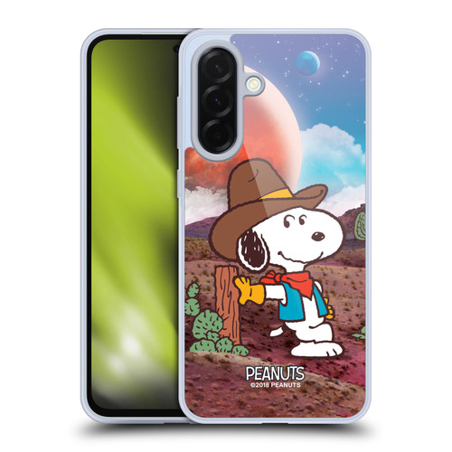 Peanuts Snoopy Space Cowboy Nebula Ranger Soft Gel Case for Samsung Galaxy A36 5G