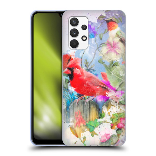 Aimee Stewart Assorted Designs Birds And Bloom Soft Gel Case for Samsung Galaxy A32 (2021)