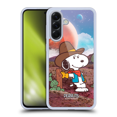 Peanuts Snoopy Space Cowboy Nebula Ranger Soft Gel Case for Samsung Galaxy A56 5G