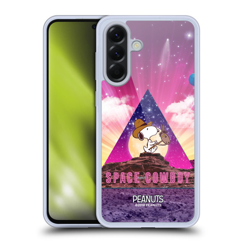 Peanuts Snoopy Space Cowboy Nebula Triangle Soft Gel Case for Samsung Galaxy A56 5G