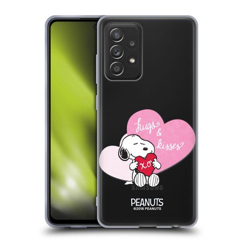 Peanuts Sealed With A Kiss Snoopy Hugs And Kisses Soft Gel Case for Samsung Galaxy A52 / A52s / 5G (2021)