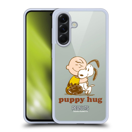 Peanuts Snoopy Hug Charlie Puppy Hug Soft Gel Case for Samsung Galaxy A56 5G