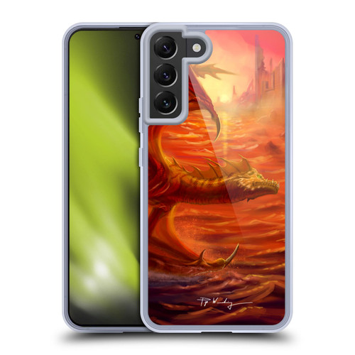 Piya Wannachaiwong Dragons Of Fire Lakeside Soft Gel Case for Samsung Galaxy S22+ 5G & MagSafe
