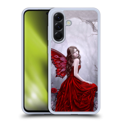 Rachel Anderson Fairies Winter Rose Soft Gel Case for Samsung Galaxy A56 5G