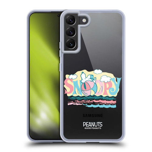 Peanuts Beach Snoopy Ball Soft Gel Case for Samsung Galaxy S22+ 5G & MagSafe