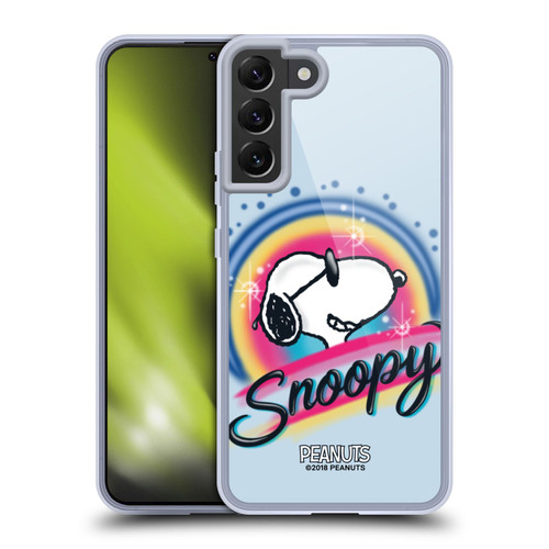 Peanuts Snoopy Boardwalk Airbrush Colourful Sunglasses Soft Gel Case for Samsung Galaxy S22+ 5G & MagSafe