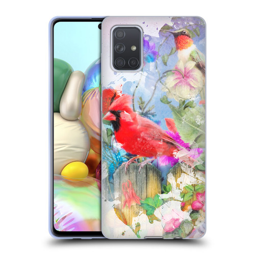 Aimee Stewart Assorted Designs Birds And Bloom Soft Gel Case for Samsung Galaxy A71 (2019)
