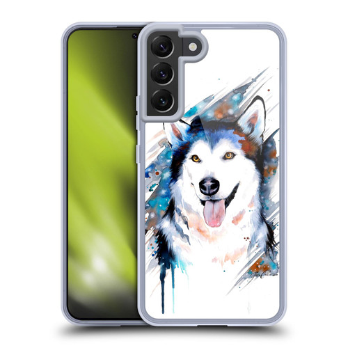 Pixie Cold Animals Husky Soft Gel Case for Samsung Galaxy S22+ 5G & MagSafe