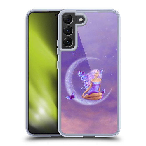 Rachel Anderson Pixies Lavender Moon Soft Gel Case for Samsung Galaxy S22+ 5G & MagSafe