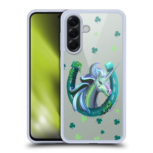 Rose Khan Unicorn Horseshoe Green Shamrock Soft Gel Case for Samsung Galaxy A56 5G