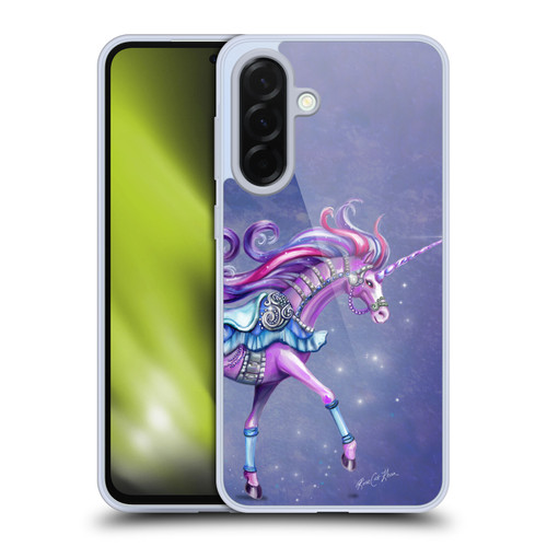 Rose Khan Unicorns Purple Carousel Horse Soft Gel Case for Samsung Galaxy A36 5G