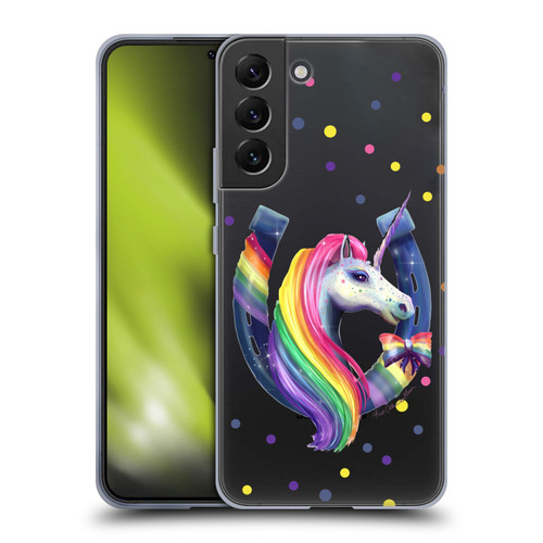 Rose Khan Unicorn Horseshoe Rainbow Soft Gel Case for Samsung Galaxy S22+ 5G & MagSafe