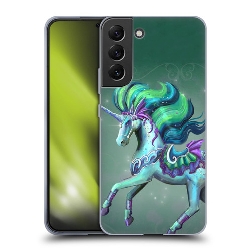 Rose Khan Unicorns Sea Green Soft Gel Case for Samsung Galaxy S22+ 5G & MagSafe