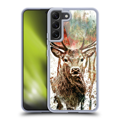 Riza Peker Animals Deer Soft Gel Case for Samsung Galaxy S22+ 5G & MagSafe