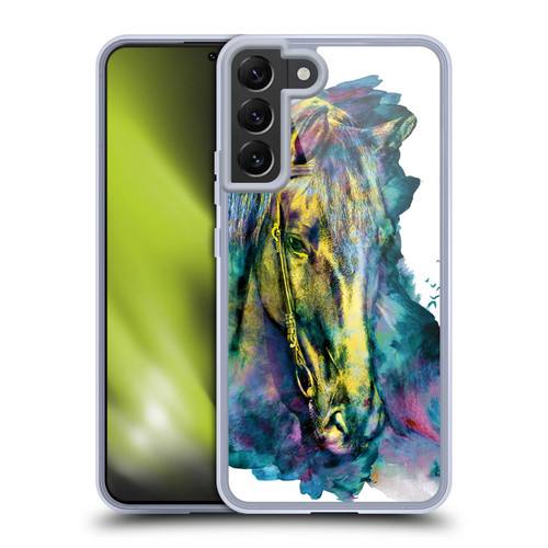 Riza Peker Animals Horse Soft Gel Case for Samsung Galaxy S22+ 5G & MagSafe