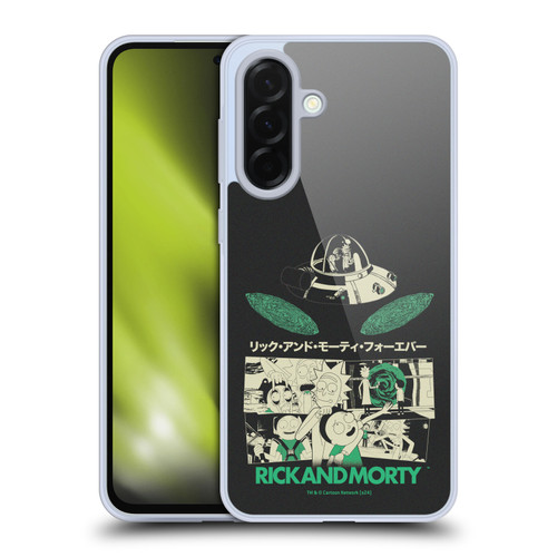 Rick And Morty Duo Graphics Portals Soft Gel Case for Samsung Galaxy A36 5G
