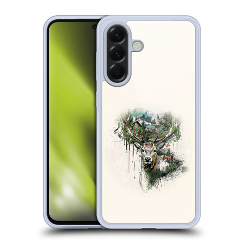 Riza Peker Animal Abstract Deer Wilderness Soft Gel Case for Samsung Galaxy A56 5G