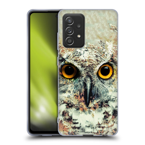 Riza Peker Animals Owl II Soft Gel Case for Samsung Galaxy A52 / A52s / 5G (2021)