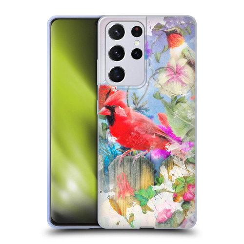 Aimee Stewart Assorted Designs Birds And Bloom Soft Gel Case for Samsung Galaxy S21 Ultra 5G