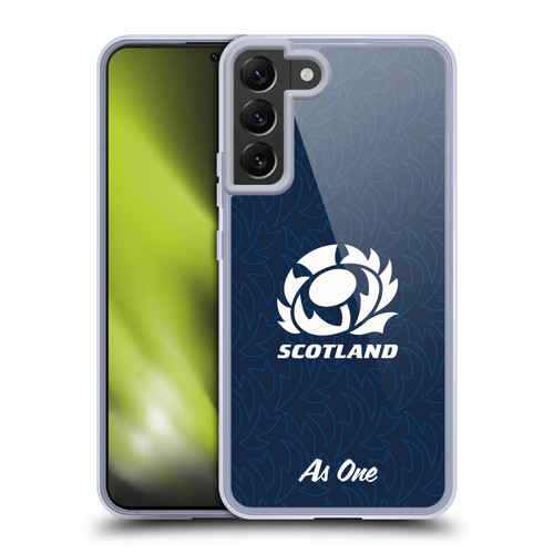 Scotland Rugby Graphics Pattern Soft Gel Case for Samsung Galaxy S22+ 5G & MagSafe