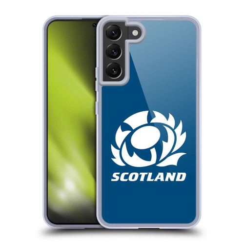 Scotland Rugby Logo 2 Plain Soft Gel Case for Samsung Galaxy S22+ 5G & MagSafe