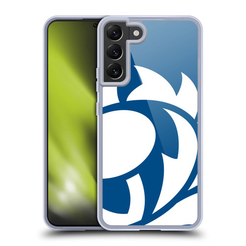 Scotland Rugby Oversized Thistle Saltire Blue Soft Gel Case for Samsung Galaxy S22+ 5G & MagSafe