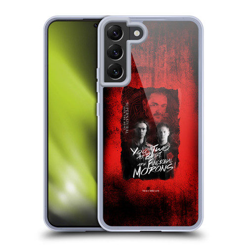 Supernatural Graphic Castiel Soft Gel Case for Samsung Galaxy S22+ 5G & MagSafe