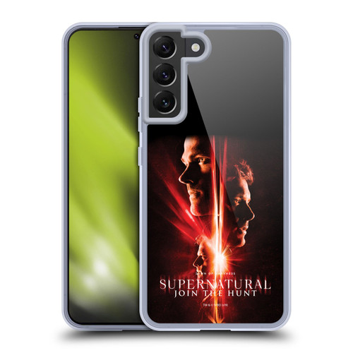 Supernatural Key Art Sam, Dean & Castiel Soft Gel Case for Samsung Galaxy S22+ 5G & MagSafe