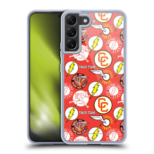 The Flash DC Comics Fast Fashion Pattern Soft Gel Case for Samsung Galaxy S22+ 5G & MagSafe