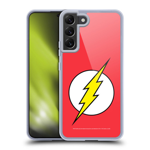 The Flash DC Comics Logo Plain Soft Gel Case for Samsung Galaxy S22+ 5G & MagSafe