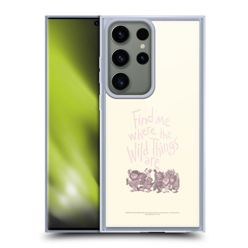 Where the Wild Things Are Literary Graphics Find Me Soft Gel Case for Samsung Galaxy S23 Ultra 5G & MagSafe