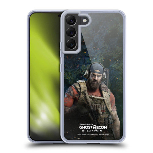 Tom Clancy's Ghost Recon Breakpoint Character Art Logo Soft Gel Case for Samsung Galaxy S22+ 5G & MagSafe