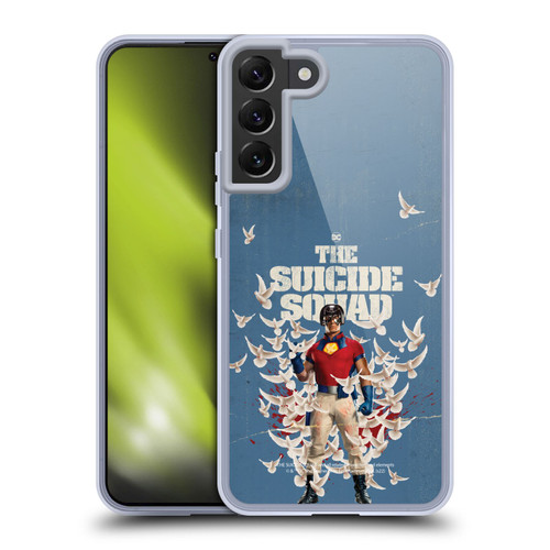 The Suicide Squad 2021 Character Poster Peacemaker Soft Gel Case for Samsung Galaxy S22+ 5G & MagSafe
