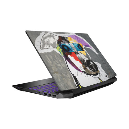 Michel Keck Dogs 3 Greyhound Vinyl Sticker Skin Decal Cover for HP Pavilion 15.6" 15-dk0047TX